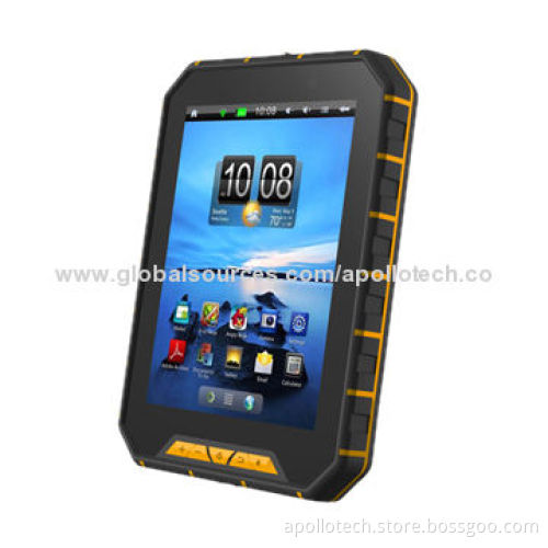 8-inch Rugged Android Tablet PCs, with IP68 Waterproof Level/Shooting/Lighting Underwater of 10-15m